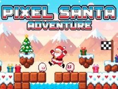 Гульня Pixel Santa Adventure онлайн