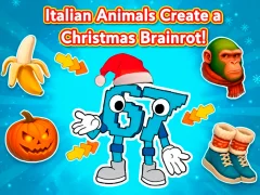 Гульня Italian Animals Create a Christmas Brainrot! онлайн