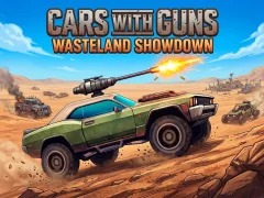 Гульня Cars with Guns: Wasteland Showdown онлайн