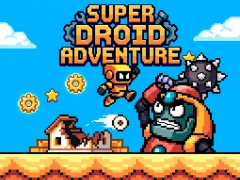 Гульня Super Droid Adventure онлайн