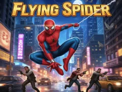 Гульня Flying Spider онлайн