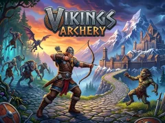 Гульня Vikings archery онлайн