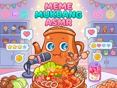 Гульня Meme Mukbang ASMR Game онлайн