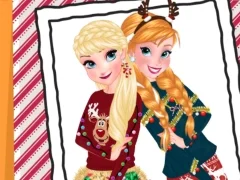 Гульня Sisters Ugly Xmas Sweater онлайн