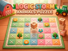 Гульня Logic Storm: Animals Puzzle онлайн