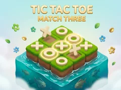 Гульня Tic Tac Toe: Match Three онлайн