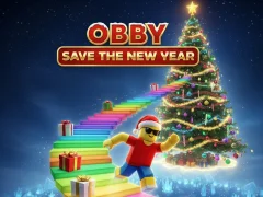 Гульня Obby Save the New Year онлайн