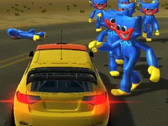 Гульня Huggy Wuggy Road онлайн