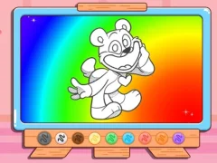Гульня Coloring Book: Bobby BearHug онлайн
