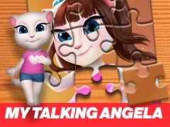 Гульня My Talking Angela Jigsaw Puzzle онлайн