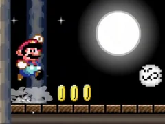 Гульня Super Mario Flash Halloween Version онлайн