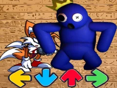 Гульня FNF Rainbow Friends Battle Mod онлайн