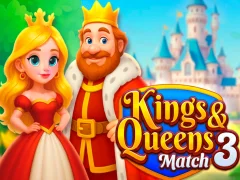 Гульня Kings and Queens Match 3 онлайн