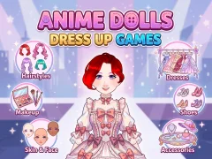Гульня Anime Dolls Dress Up Games онлайн