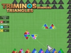 Гульня Triminos Dominoes Triangles онлайн