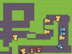 Гульня Dino Defence 2D онлайн
