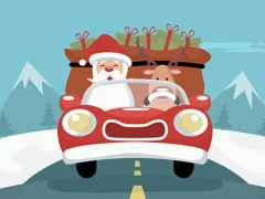 Гульня Santa Giving Presents Jigsaw онлайн