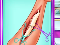 Гульня Ladybug Leg Surgery онлайн