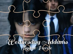 Гульня Wednesday Addams Jigsaw Puzzle онлайн