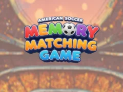 Гульня American Soccer Memory Matching Game онлайн
