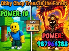 Гульня Obby Chop Trees in the Forest онлайн