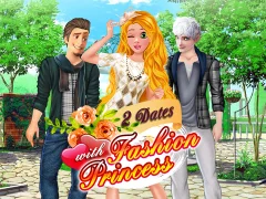 Гульня 2 Dates with Fashion Princess онлайн