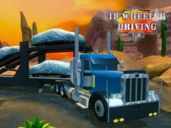 Гульня 18 Wheeler Driving Sim онлайн