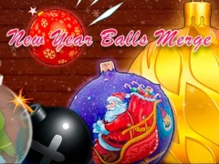 Гульня New Year Balls Merge онлайн