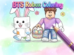 Гульня BTS Roblox Coloring онлайн