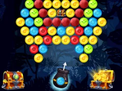 Гульня Bubble Shooter Golden Chests онлайн