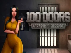 Гульня 100 Doors Escape from Prison онлайн