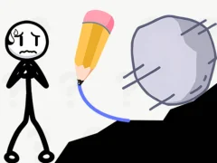 Гульня Stickman Rescue Draw 2 Save онлайн