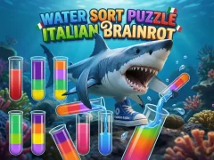Гульня Water Sort Puzzle Italian Brainrot онлайн
