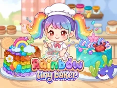 Гульня Rainbow Tiny Baker онлайн