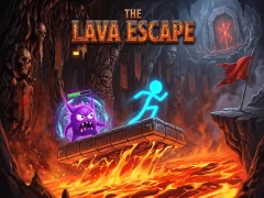 Гульня The Lava Escape онлайн