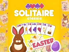 Гульня Solitaire Classic Easter онлайн
