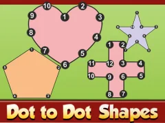 Гульня Dot To Dot Shapes онлайн
