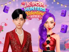 Гульня K-Pop Hunters Valentine Style онлайн