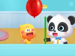 Гульня Baby Panda Science World онлайн