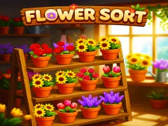 Гульня Flower Sort онлайн