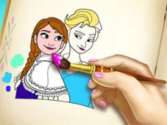 Гульня Ice Kingdom Coloring Book онлайн