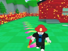 Гульня Obby: Working as a Firefighter онлайн