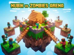 Гульня Nubik Vs Zombies Arena онлайн