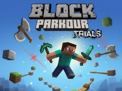Гульня Block Parkour Trials онлайн