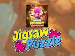 Гульня Anime Monkey Jigsaw Puzzles онлайн