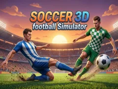 Гульня SOCCER 3D football Simulator онлайн