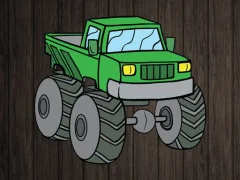 Гульня Monster Truck Jigsaw онлайн