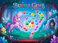 Гульня Bubble Gems онлайн