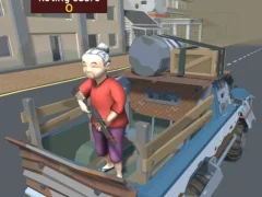 Гульня Grandma with Machine Gun Apocalypsis онлайн