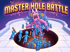 Гульня Master Hole Battle онлайн
